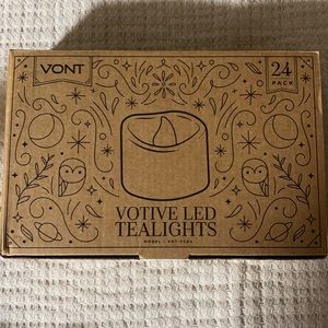 VOTIVE LED TEA LIGHT CANDLES 24PK